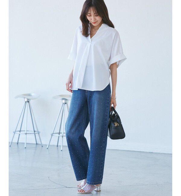 Rope&rsquo;Picnic「キラキラビジューデニム」|デニム|