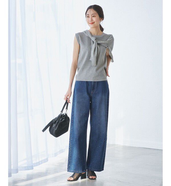 Rope&rsquo;Picnic「キラキラビジューデニム」|デニム|