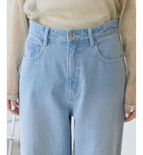 Rope&rsquo;Picnic「キラキラビジューデニム」|デニム|