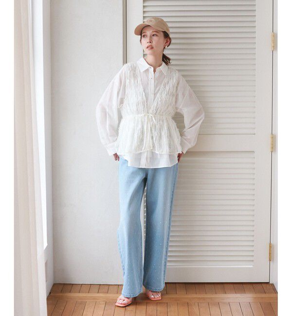 Rope&rsquo;Picnic「キラキラビジューデニム」|デニム|