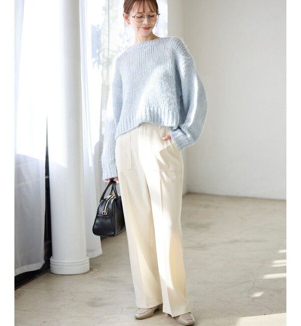 Rope&rsquo;Picnic「ラメリリーショートニットプルオーバー」|ニット・セーター|