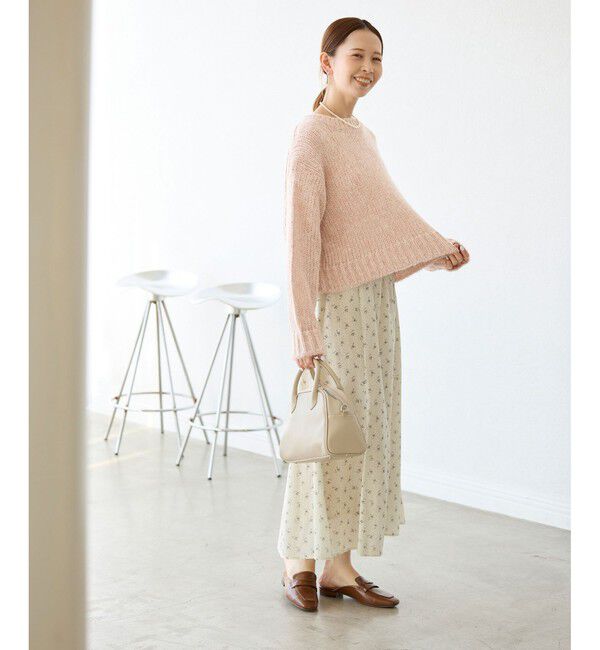 Rope&rsquo;Picnic「ラメリリーショートニットプルオーバー」|ニット・セーター|