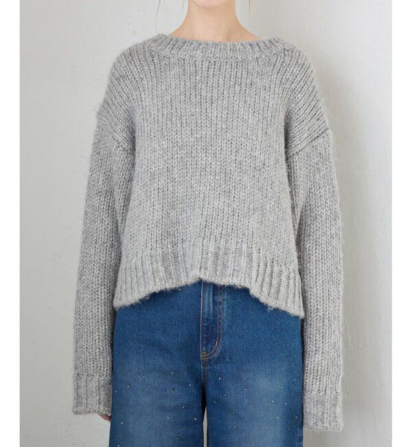 Rope&rsquo;Picnic「ラメリリーショートニットプルオーバー」|ニット・セーター|