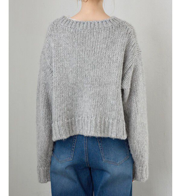 Rope&rsquo;Picnic「ラメリリーショートニットプルオーバー」|ニット・セーター|