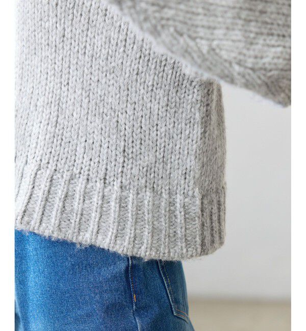 Rope&rsquo;Picnic「ラメリリーショートニットプルオーバー」|ニット・セーター|