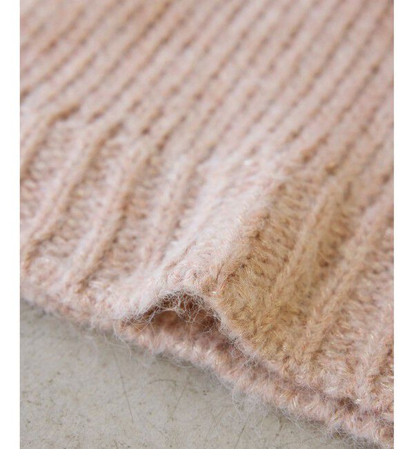 Rope&rsquo;Picnic「ラメリリーショートニットプルオーバー」|ニット・セーター|