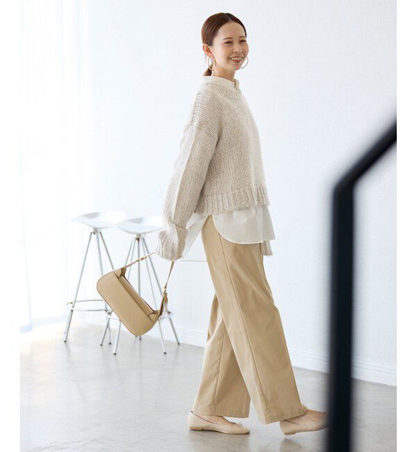 Rope&rsquo;Picnic「ラメリリーショートニットプルオーバー」|ニット・セーター|