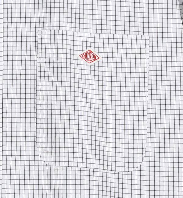 DANTON「DANTON | コットンタイプライター 長袖ワークシャツ MEN」|シャツ・ブラウス|