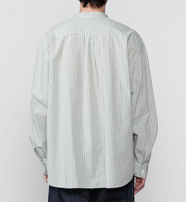 ORCIVAL「ORCIVAL | コットンワッシャー バンドカラーシャツ MEN」|シャツ・ブラウス|