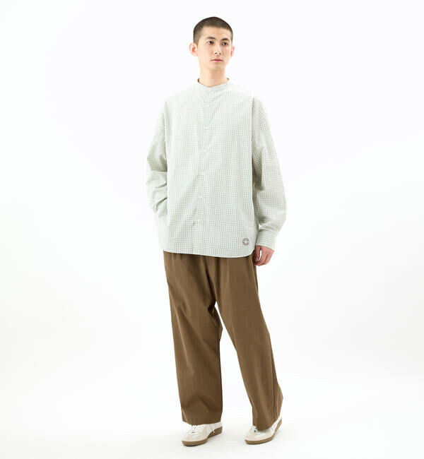 ORCIVAL「ORCIVAL | コットンワッシャー バンドカラーシャツ MEN」|シャツ・ブラウス|