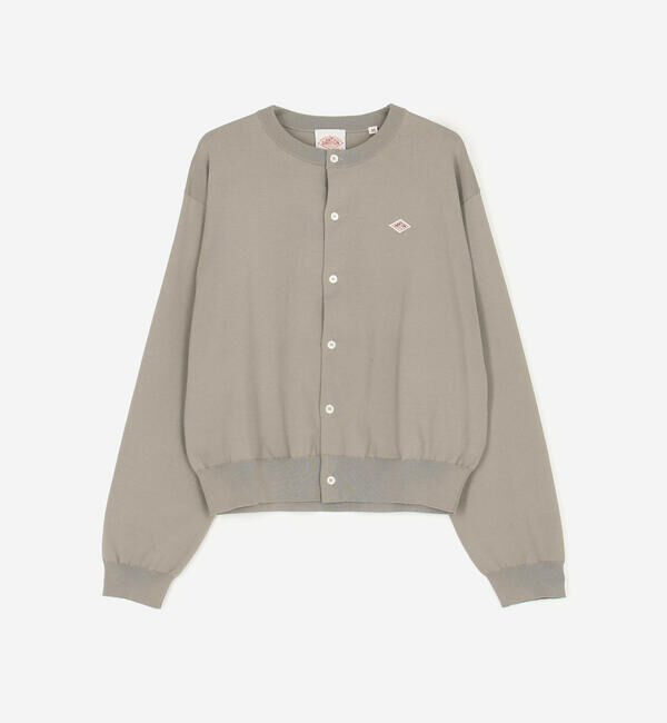 DANTON「DANTON | ジャージーニット クルーネック長袖カーディガン WOMEN」|ニット・セーター|
