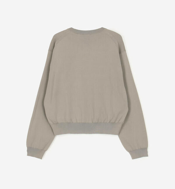 DANTON「DANTON | ジャージーニット クルーネック長袖カーディガン WOMEN」|ニット・セーター|