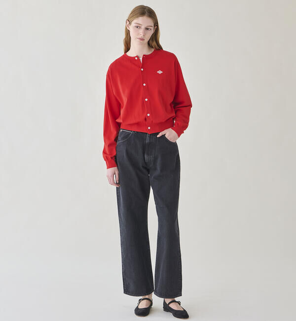 DANTON「DANTON | ジャージーニット クルーネック長袖カーディガン WOMEN」|ニット・セーター|