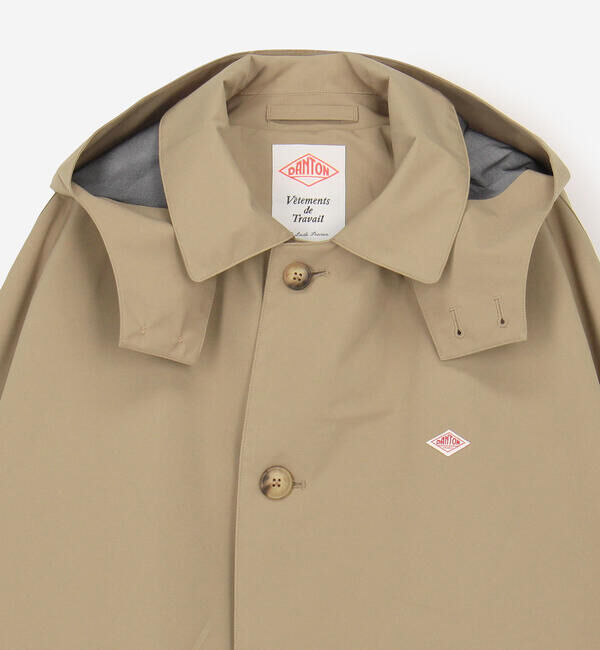 DANTON「DANTON | 3レイヤークロス ショートバルマカーンコート WOMEN」|ダッフルコート|