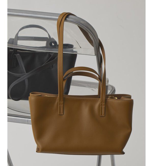 Hoaw.「【Hoaw.】WIDE HANDBAG S」|トートバッグ|モカ