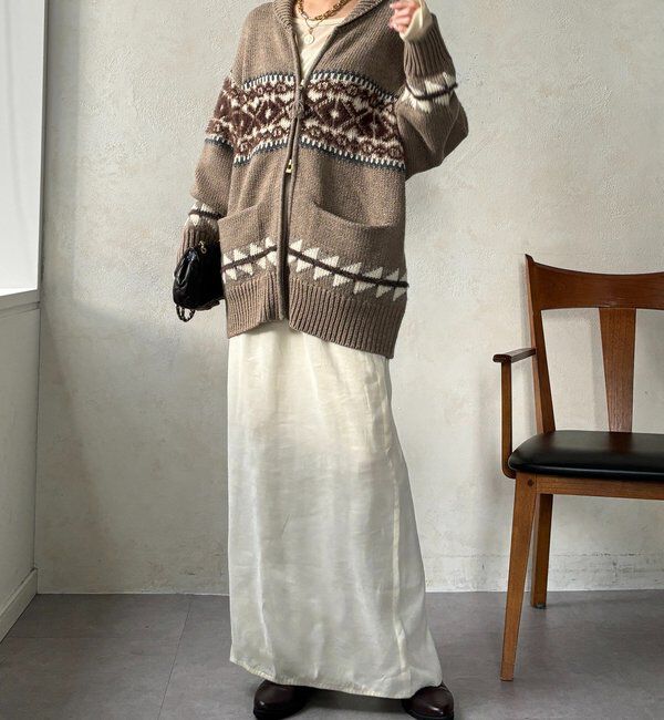  「ノルディックジップカーディガン」|ニット・セーター|