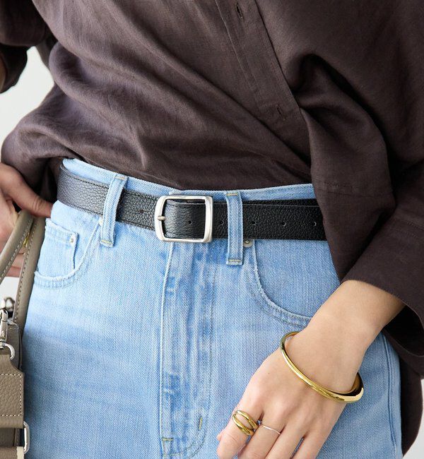  「【A・MONN(アモン)】SHIHOコラボレザーベルト」|ベルト|