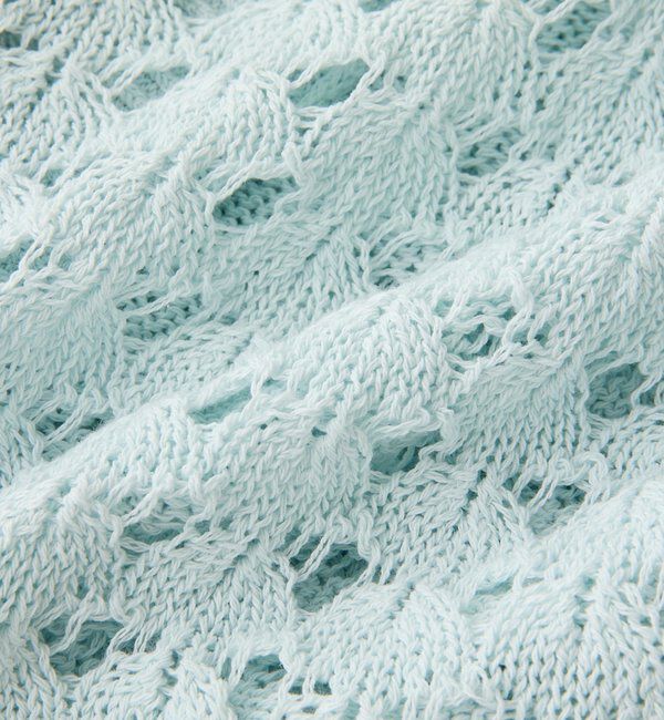  「予約【夏まで使える】透かし編みカーディガン」|カーディガン|