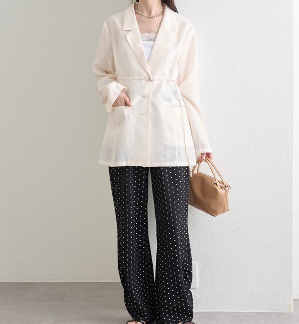  「ベルト付きシアージャケット」|その他|