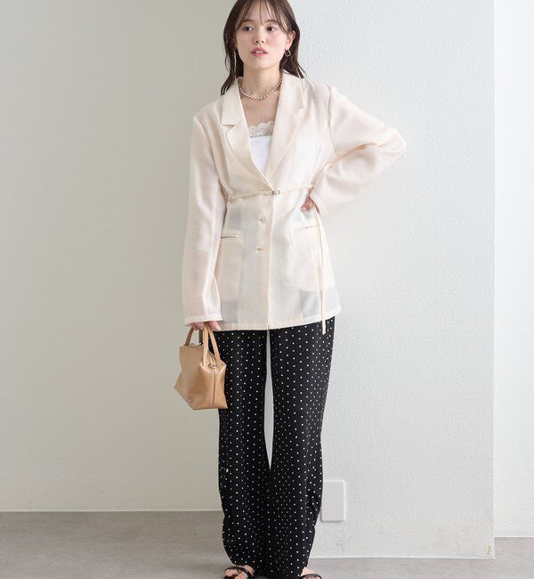  「ベルト付きシアージャケット」|その他|