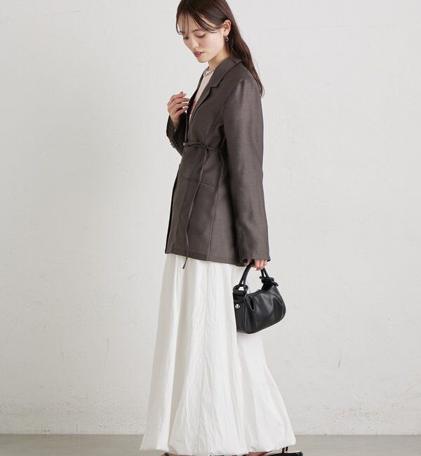  「ベルト付きシアージャケット」|その他|