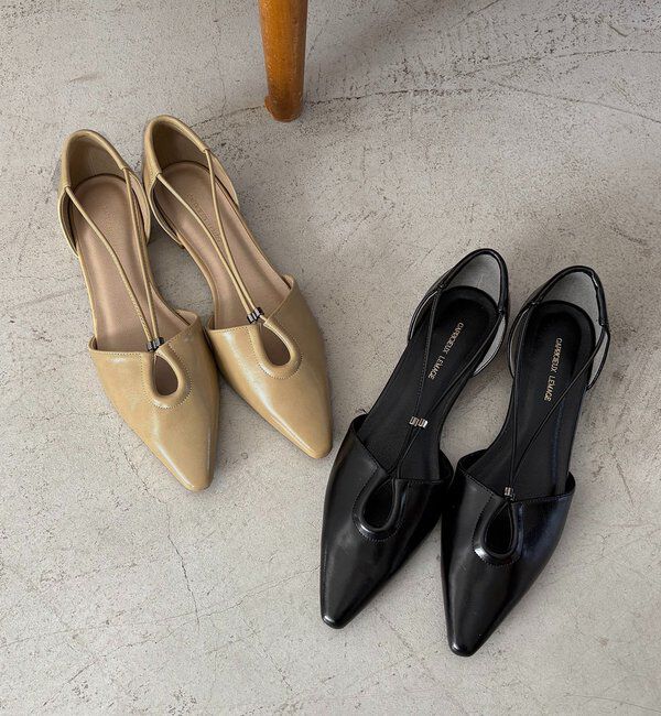  「クロスストラップフラットシューズ」|その他|