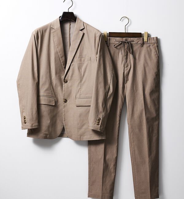 ABAHOUSE「【セットアップ対応】COOL DRY TOUCH ジャケット /接触冷感 /吸水」|テーラードジャケット|