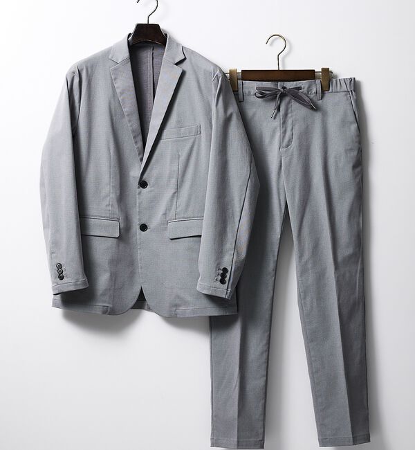 ABAHOUSE「【セットアップ対応】COOL DRY TOUCH イージースラックス /接触冷感」|スラックス|