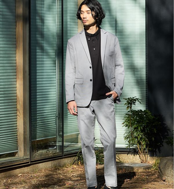 ABAHOUSE「【セットアップ対応】COOL DRY TOUCH イージースラックス /接触冷感」|スラックス|