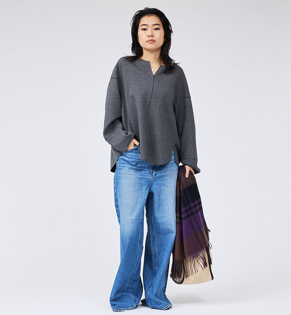 Rouge vif「【upper hights/アッパーハイツ】THE LIAM ハイライズワイドデ」|デニム|