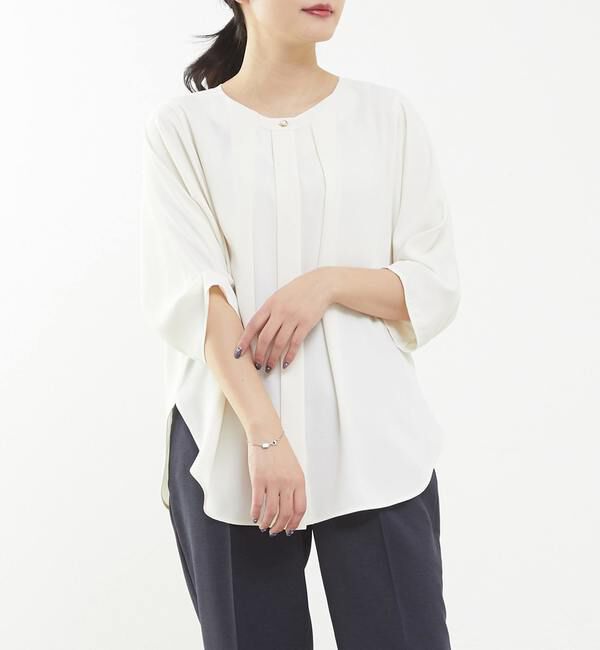 TIARA「《WEB限定カラーあり》2wayドルマンスリーブブラウス」|シャツ・ブラウス|アイボリー