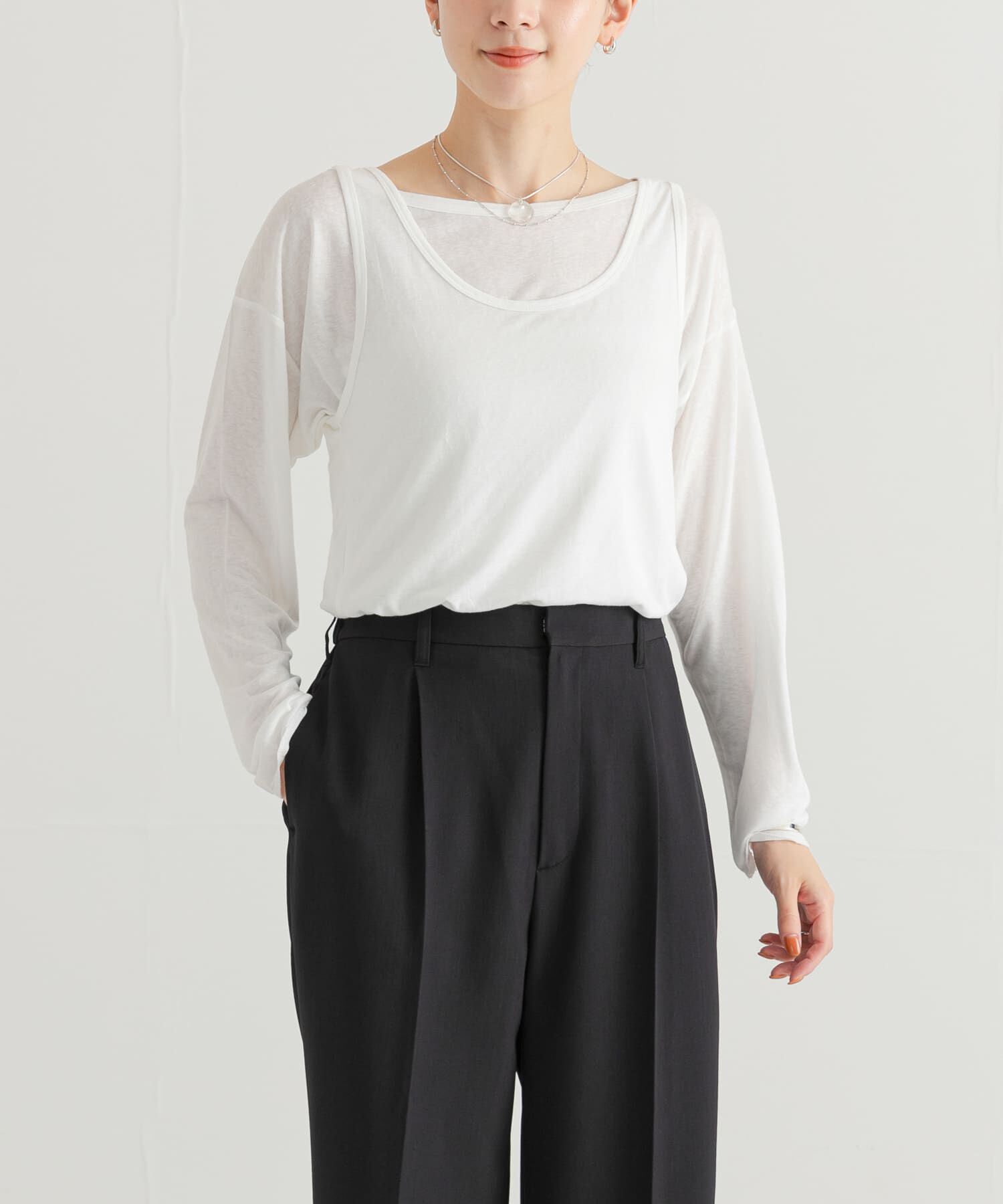 URBAN RESEARCH「ルーズシアーカットソー」|Tシャツ・カットソー|