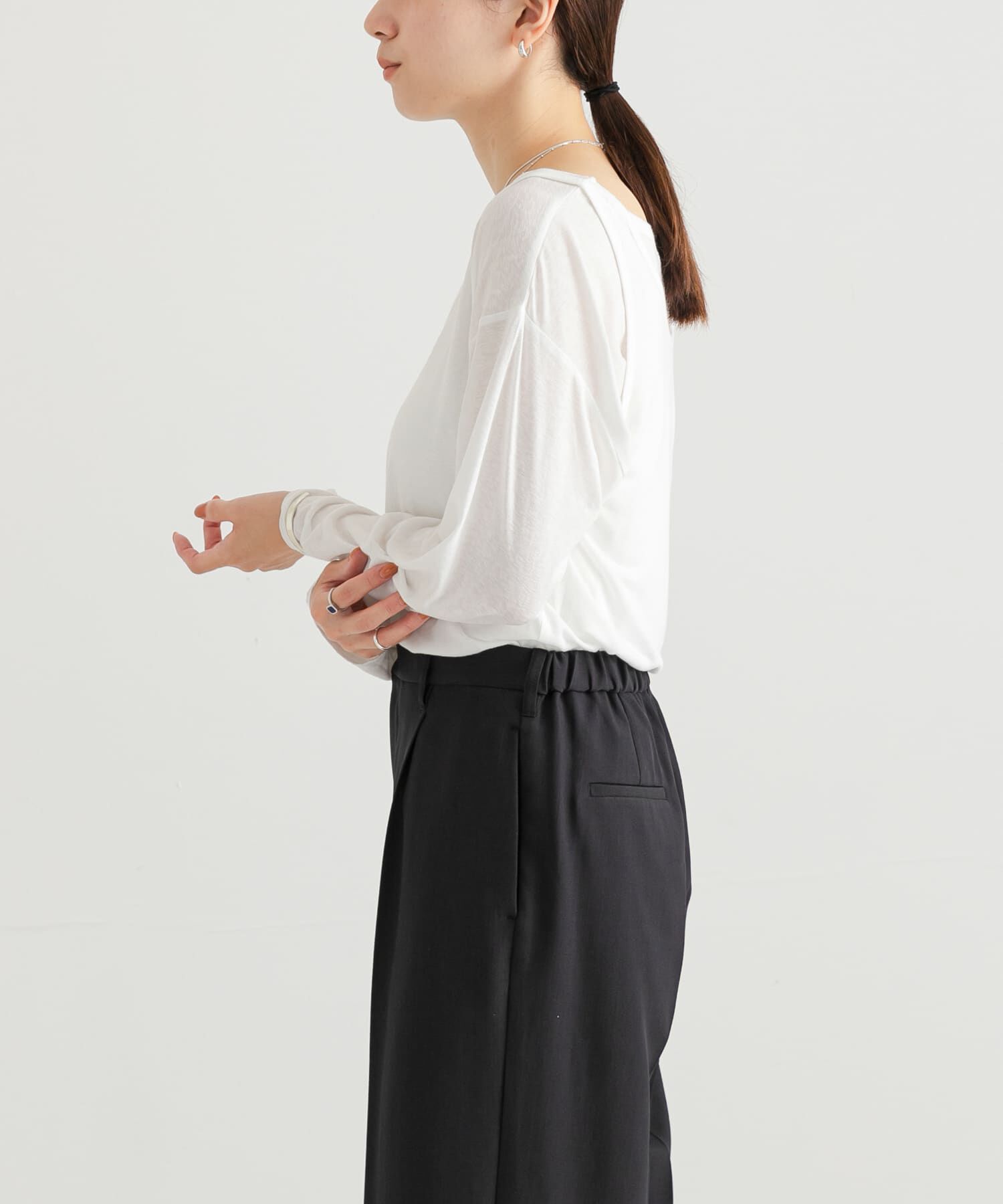 URBAN RESEARCH「ルーズシアーカットソー」|Tシャツ・カットソー|