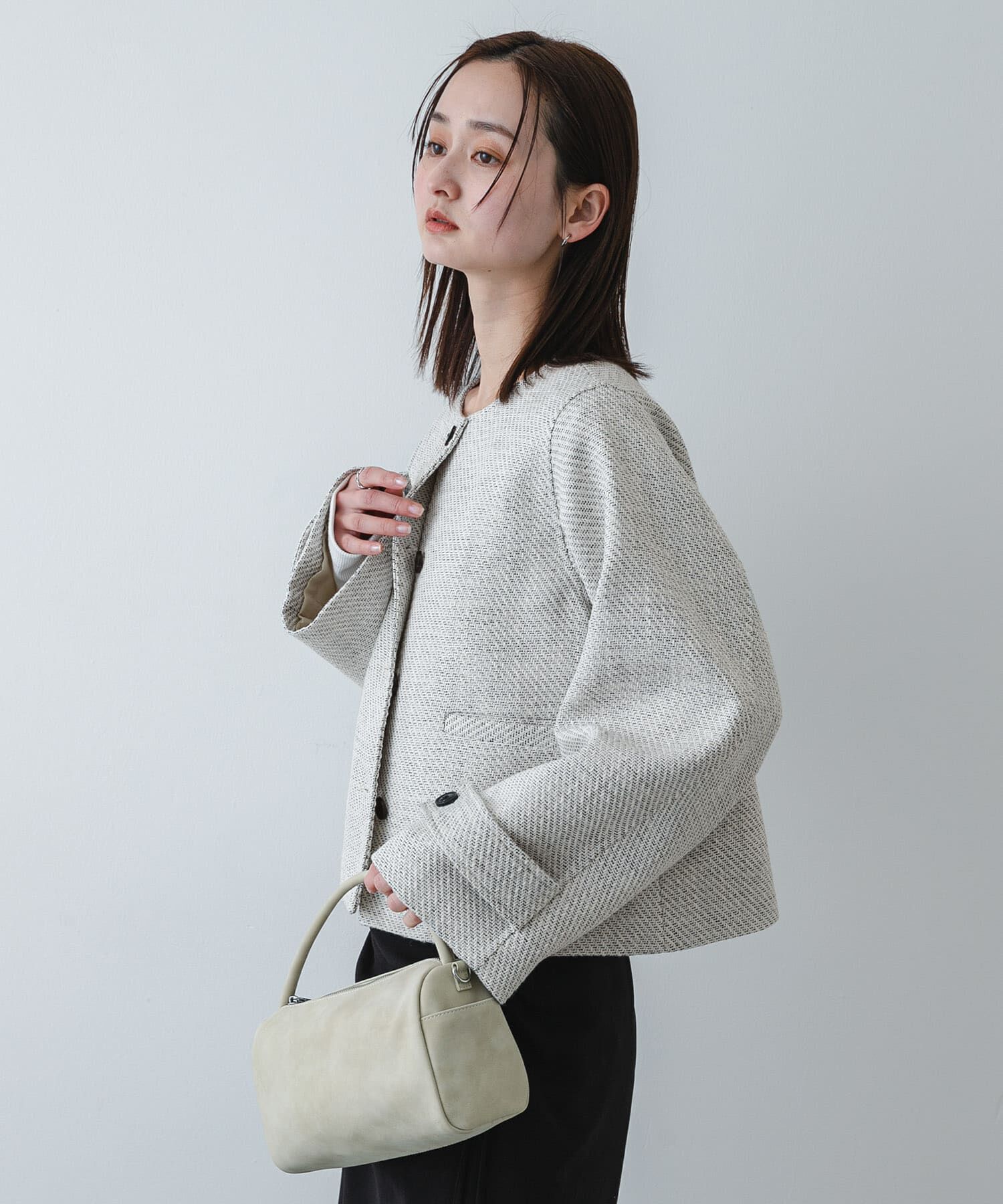 SENSE OF PLACE by URBAN RESEARCH「ツイードノーカラージャケット」|ノーカラージャケット|