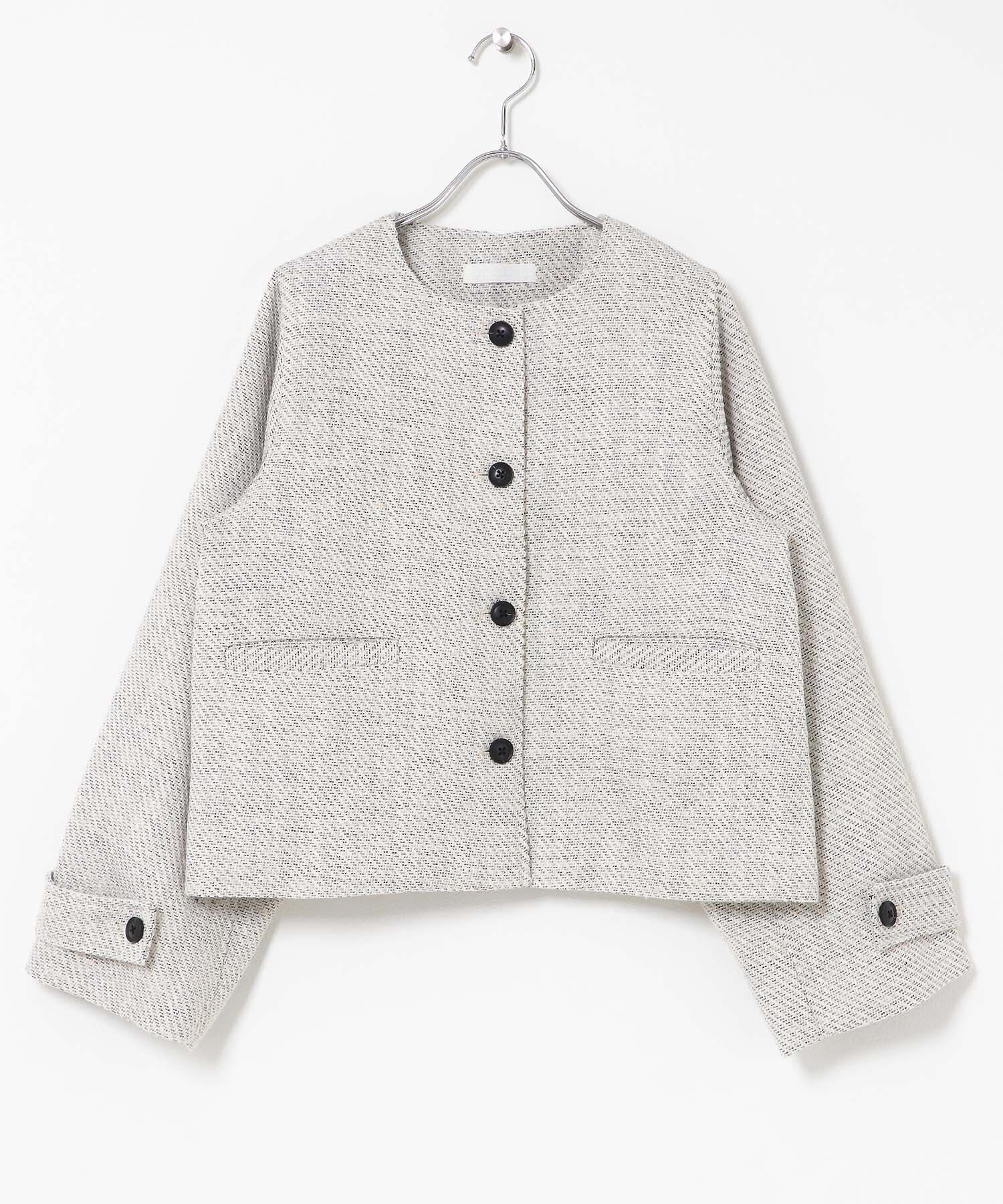 SENSE OF PLACE by URBAN RESEARCH「ツイードノーカラージャケット」|ノーカラージャケット|