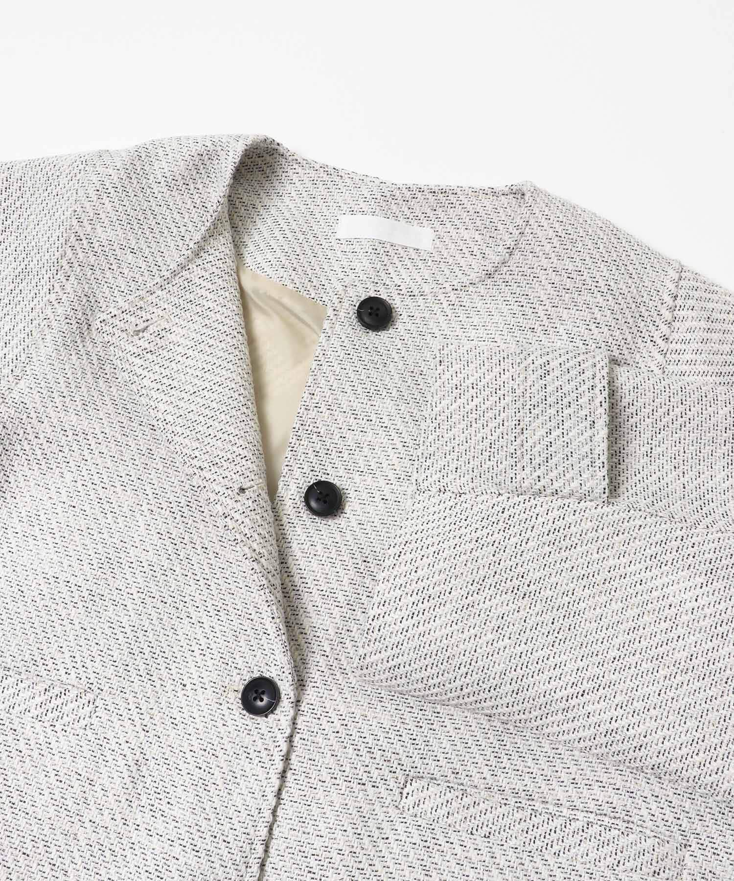 SENSE OF PLACE by URBAN RESEARCH「ツイードノーカラージャケット」|ノーカラージャケット|