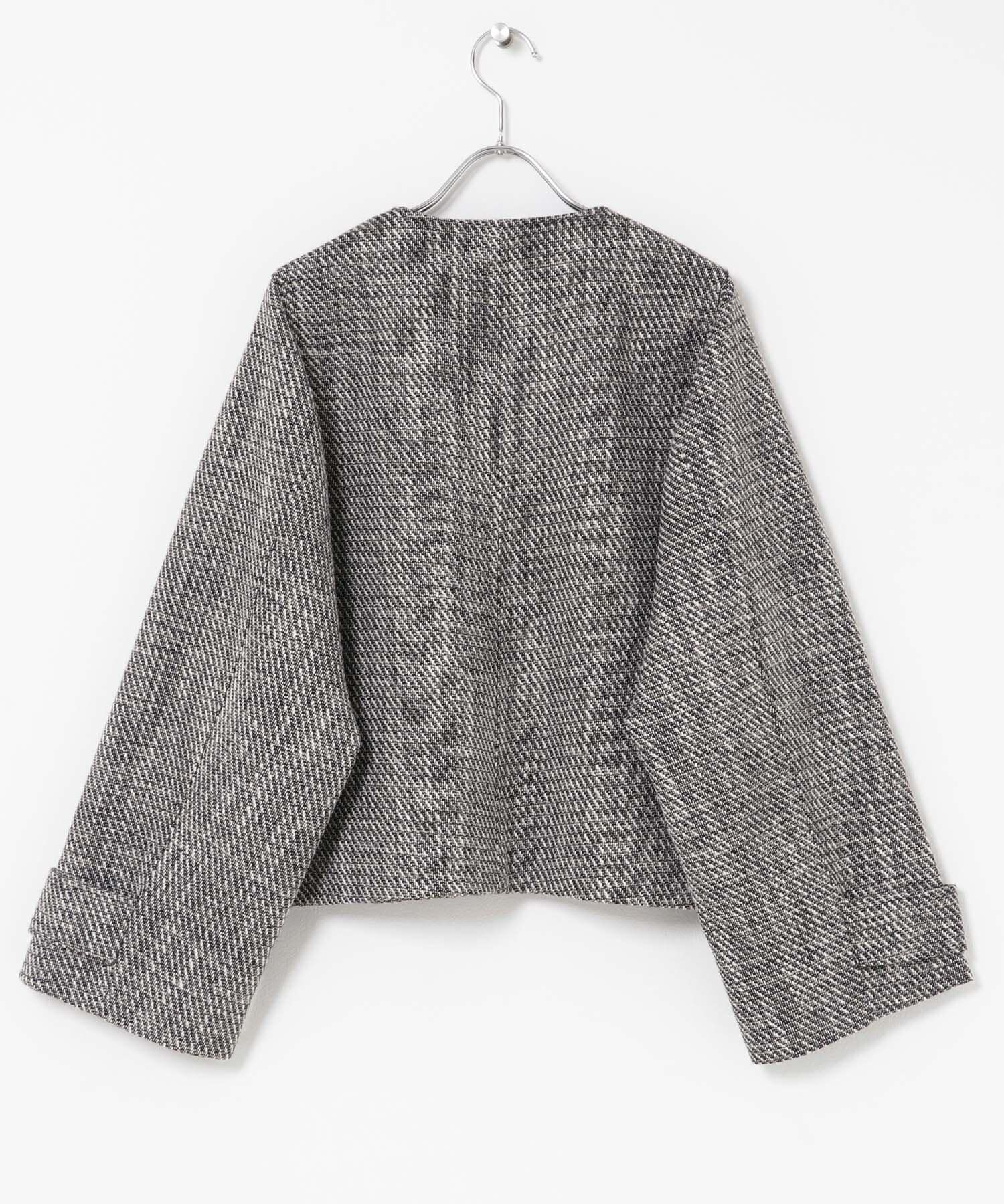 SENSE OF PLACE by URBAN RESEARCH「ツイードノーカラージャケット」|ノーカラージャケット|