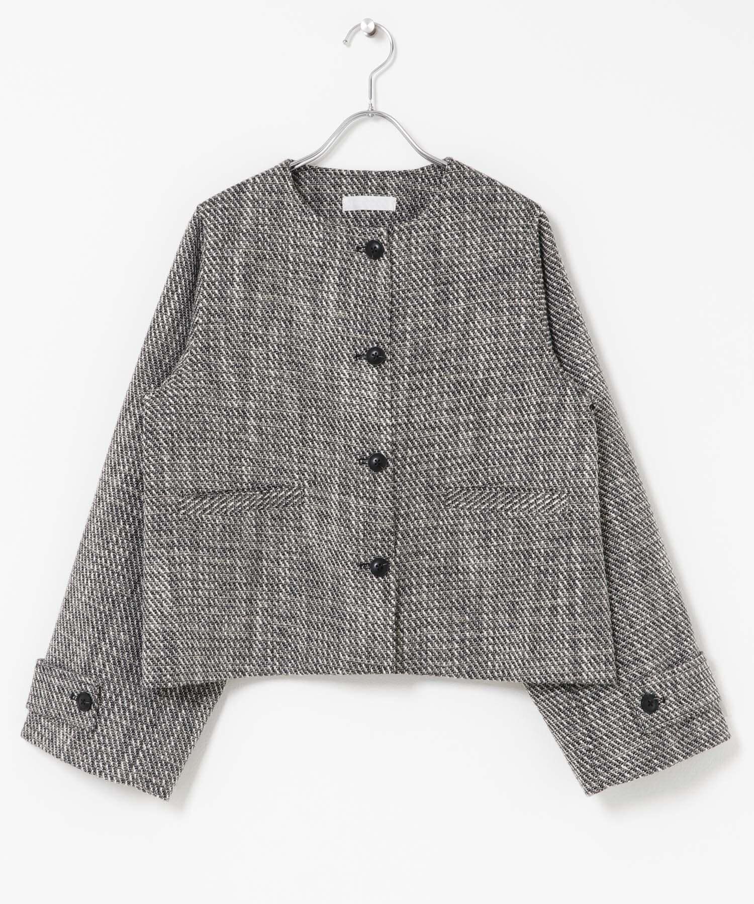 SENSE OF PLACE by URBAN RESEARCH「ツイードノーカラージャケット」|ノーカラージャケット|