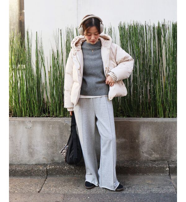  「プリーツレイヤードフードショートダウン」|ダウン|