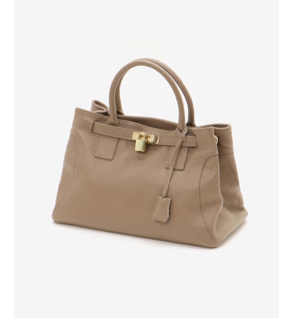  「MILLELAFIRENZE金具付きレザートートバッグ」|トートバッグ|