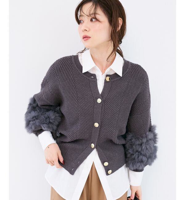  「《手洗い可能》TORRAZZO DONNA別注ラビットファーニット」|ニット・セーター|