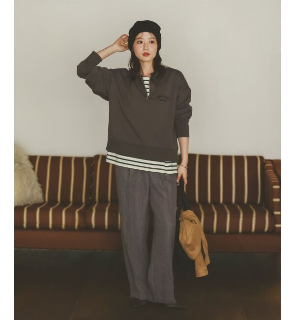  「ツイードライクイージーワイドパンツ」|その他|