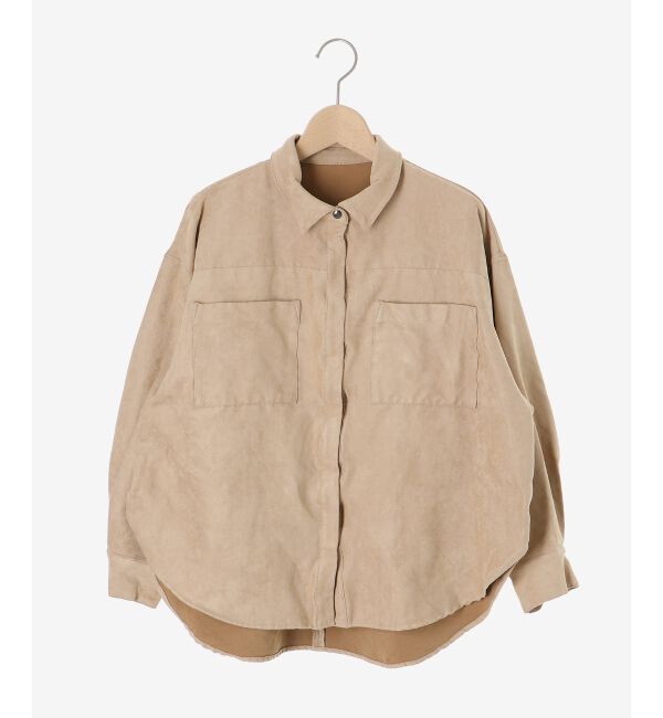  「合皮ポケットオーバーシャツ」|シャツ・ブラウス|