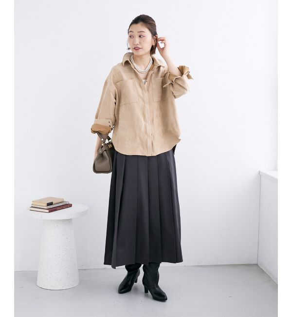  「合皮ポケットオーバーシャツ」|シャツ・ブラウス|