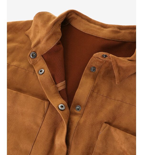  「合皮ポケットオーバーシャツ」|シャツ・ブラウス|