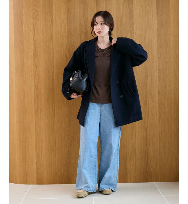  「ウールオーバーチェスターハーフコート」|チェスターコート|