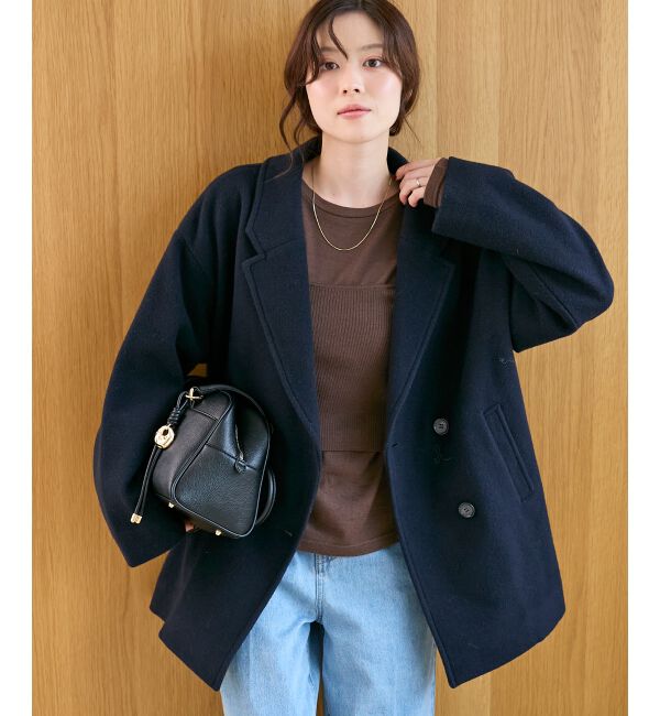  「ウールオーバーチェスターハーフコート」|チェスターコート|