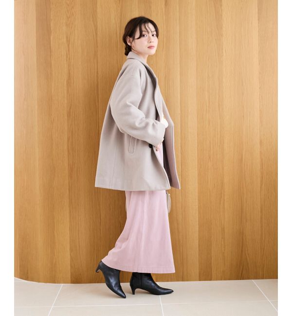  「ウールオーバーチェスターハーフコート」|チェスターコート|