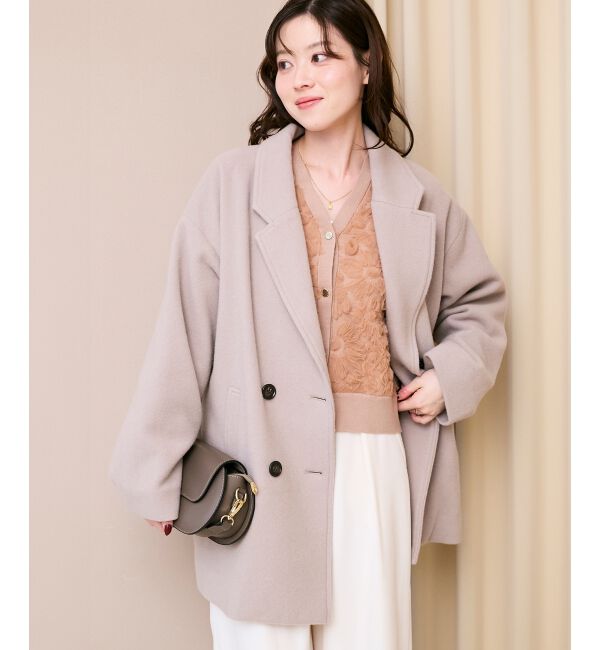  「ウールオーバーチェスターハーフコート」|チェスターコート|