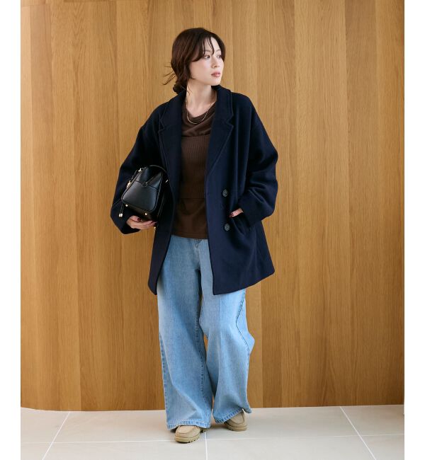  「ウールオーバーチェスターハーフコート」|チェスターコート|